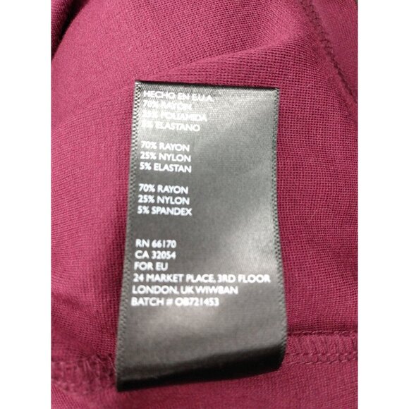 Kimchi Blue Urban Outfitters Juniors Sz S Ruffle Strap Mini Dress Wine NWT - Picture 6 of 6